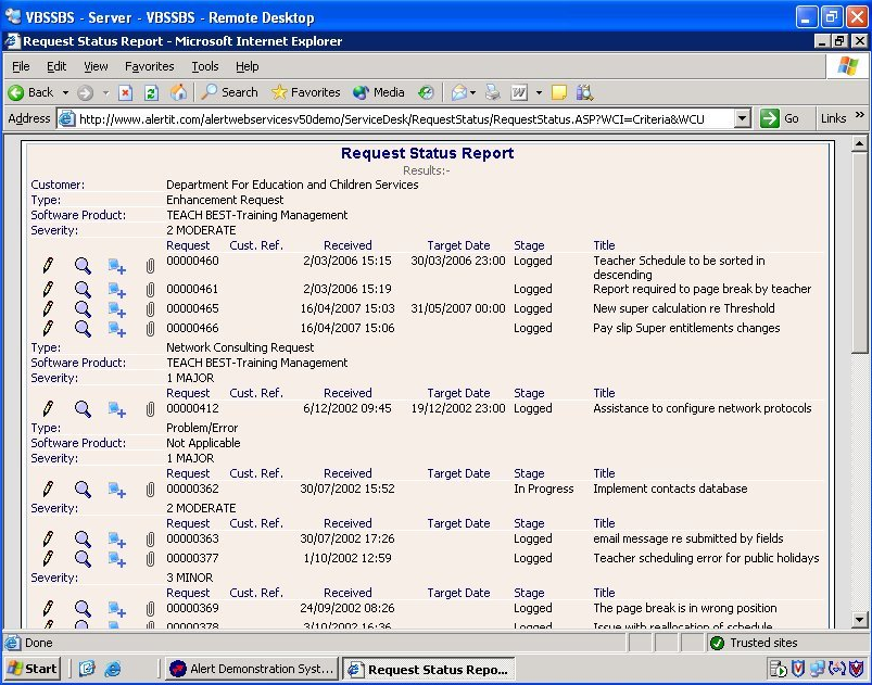 Скриншот (снимок экрана) Alert