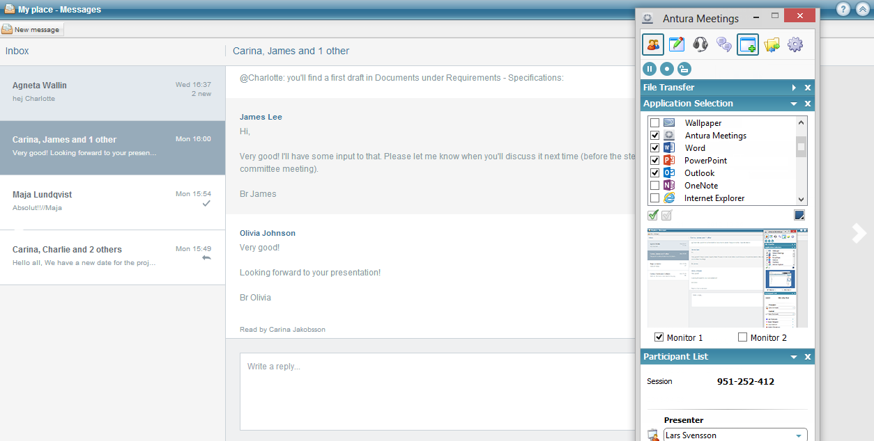 Скриншот (снимок экрана) Antura