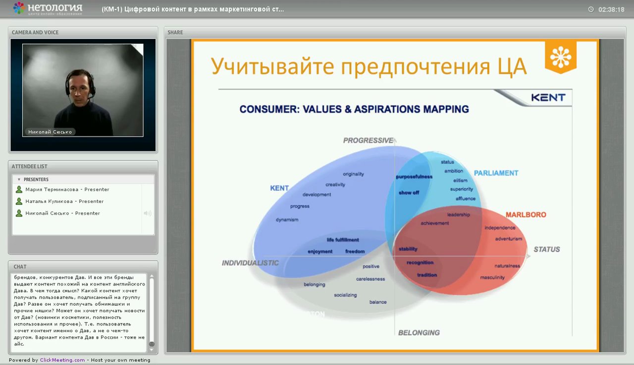 Скриншот (снимок экрана) Нетология