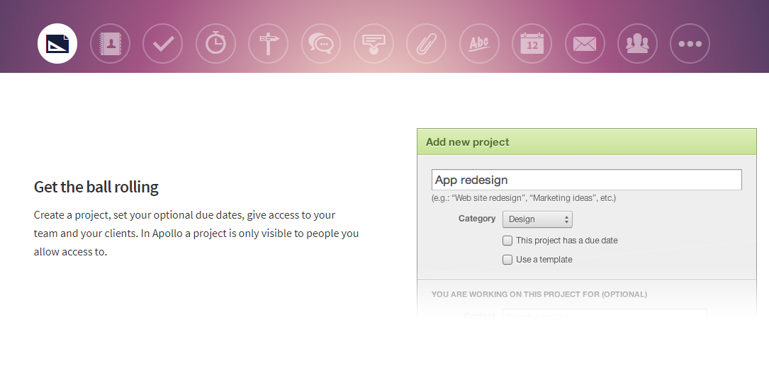 Скриншот (снимок экрана) Apollo