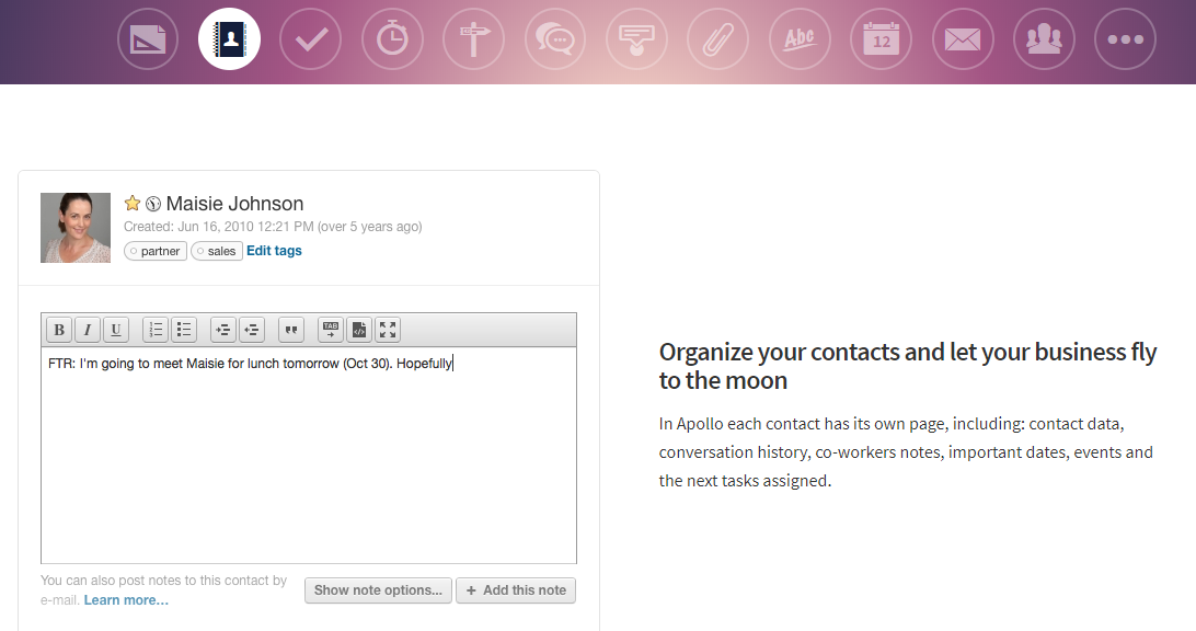 Скриншот (снимок экрана) Apollo