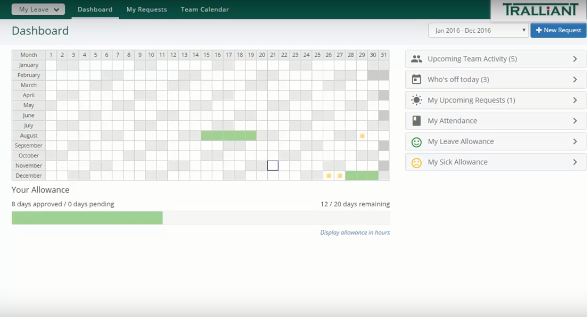 Скриншот (снимок экрана) Appogee Leave