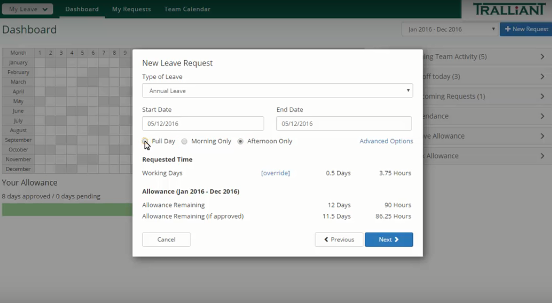Скриншот (снимок экрана) Appogee Leave