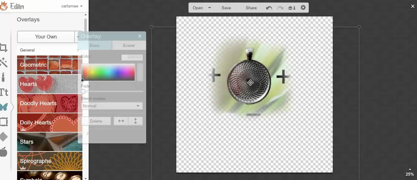 Скриншот (снимок экрана) Picmonkey
