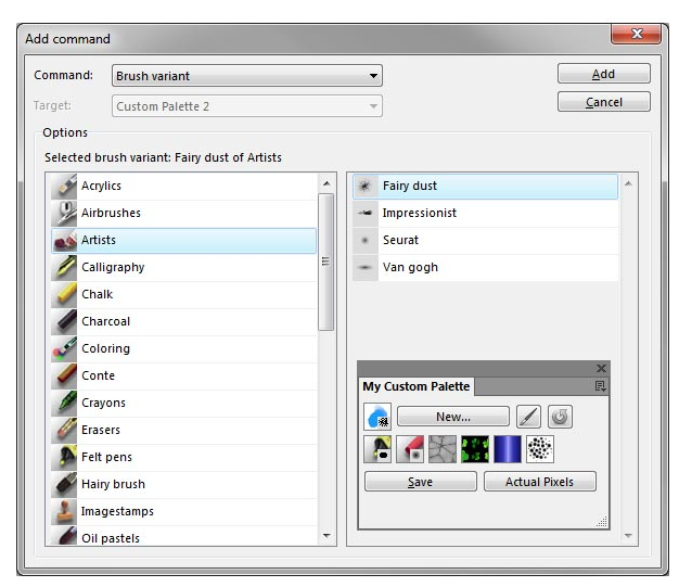 Скриншот (снимок экрана) Artweaver