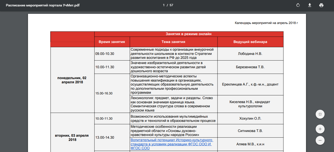 Скриншот (снимок экрана) УчМет