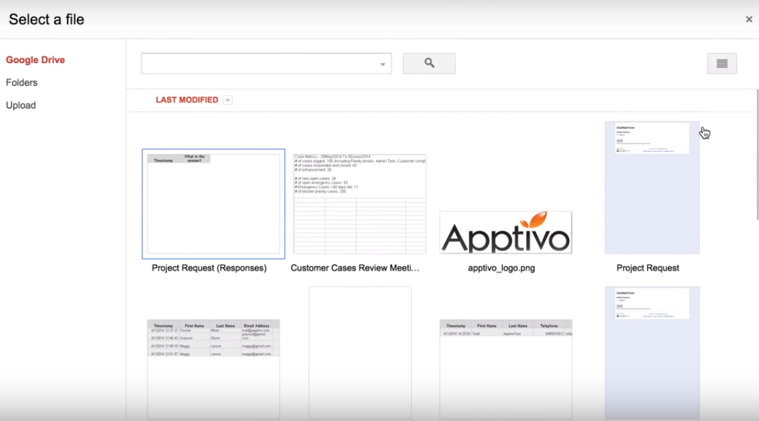 Скриншот (снимок экрана) Apptivo CRM System