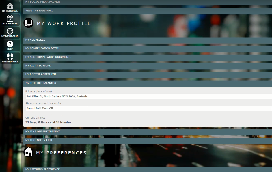 Скриншот (снимок экрана) AppsForOps Time Off