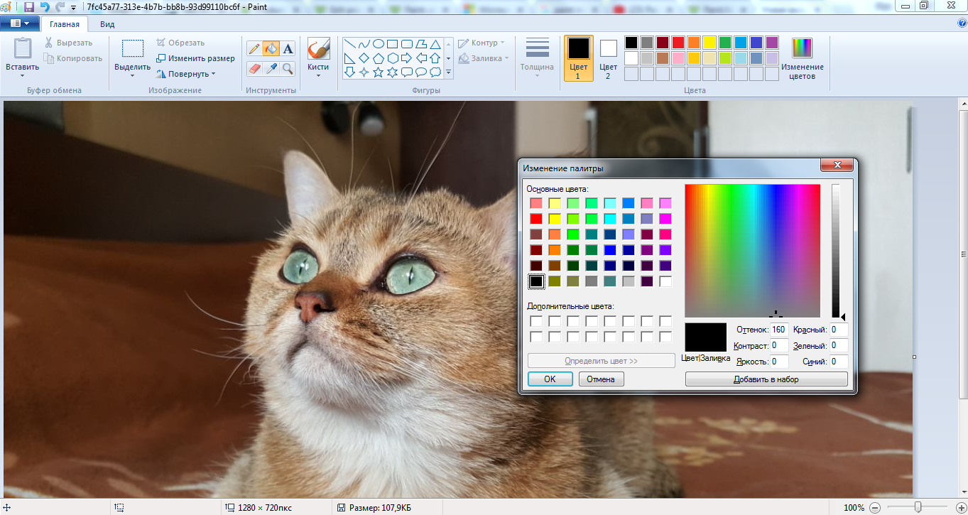 Скриншот (снимок экрана) Paint