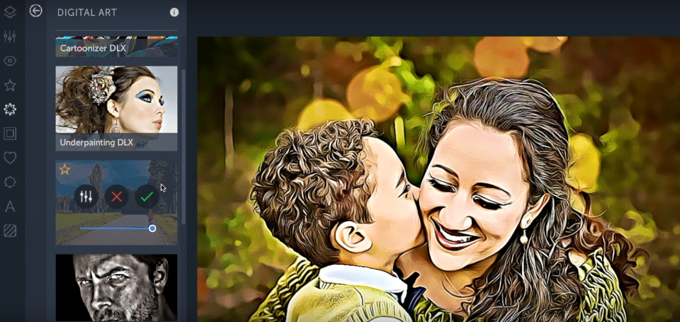 Скриншот (снимок экрана) Befunky