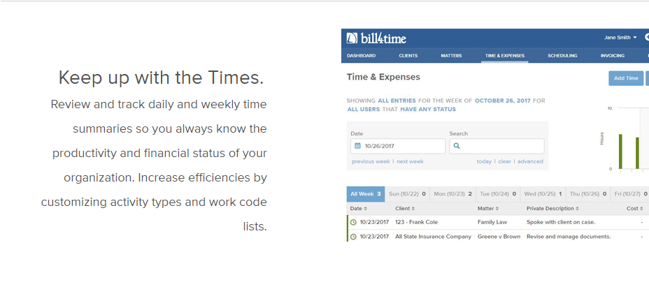 Скриншот (снимок экрана) Bill4Time