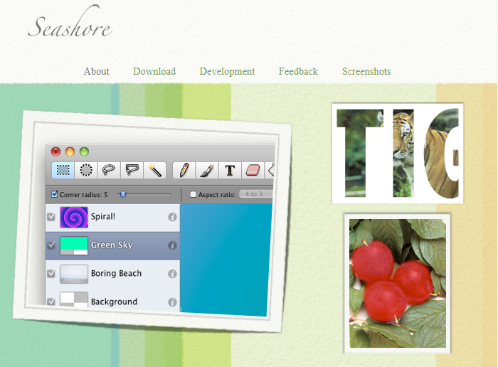 Скриншот (снимок экрана) Seashore