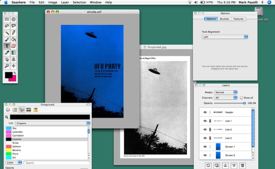 Скриншот (снимок экрана) Seashore