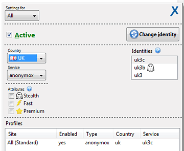 Скриншот (снимок экрана) anonymoX