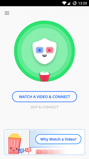 Скриншот (снимок экрана) Betternet