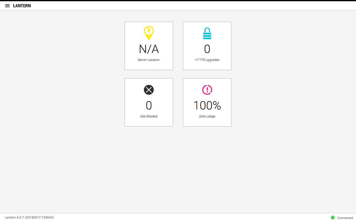 Скриншот (снимок экрана) Lantern