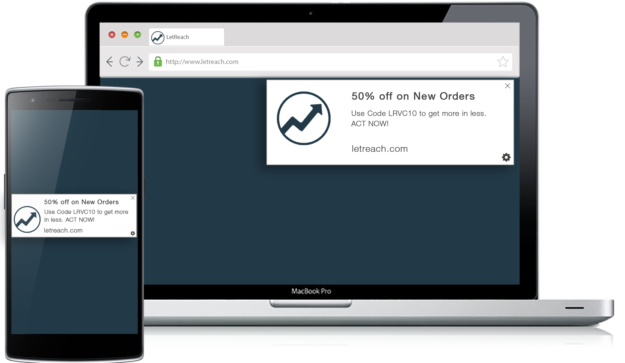 Скриншот (снимок экрана) Letreach