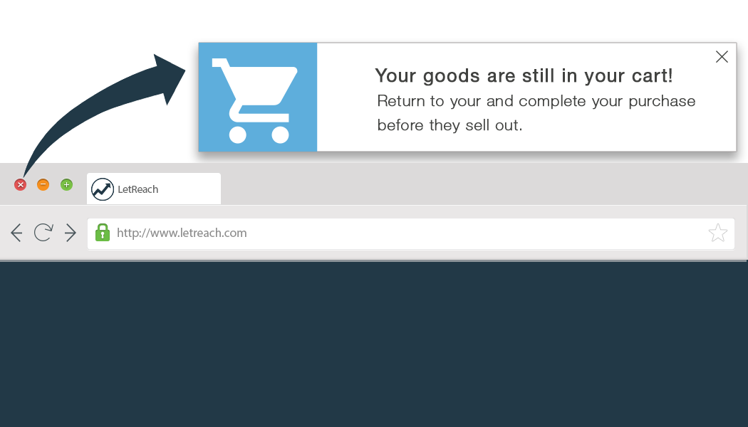 Скриншот (снимок экрана) Letreach