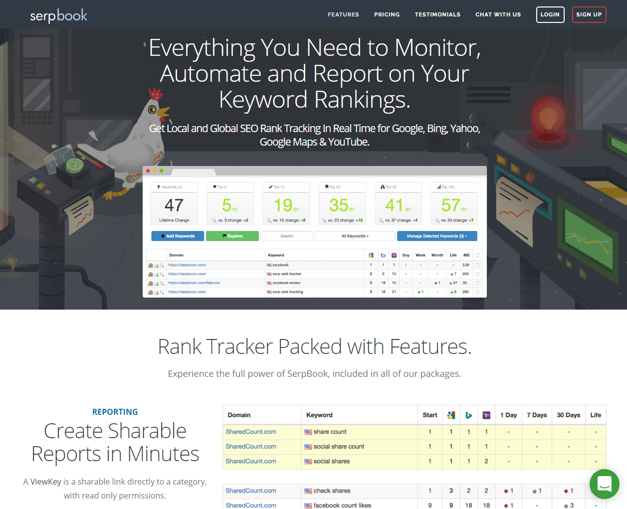 Скриншот (снимок экрана) SerpBook