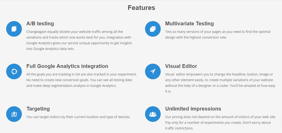 Скриншот (снимок экрана) ChangeAgain