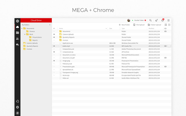 Скриншот (снимок экрана) MEGA