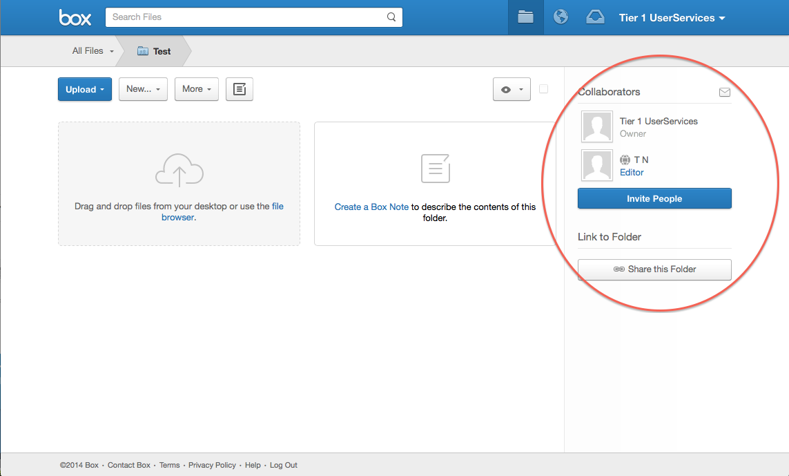 Скриншот (снимок экрана) Box