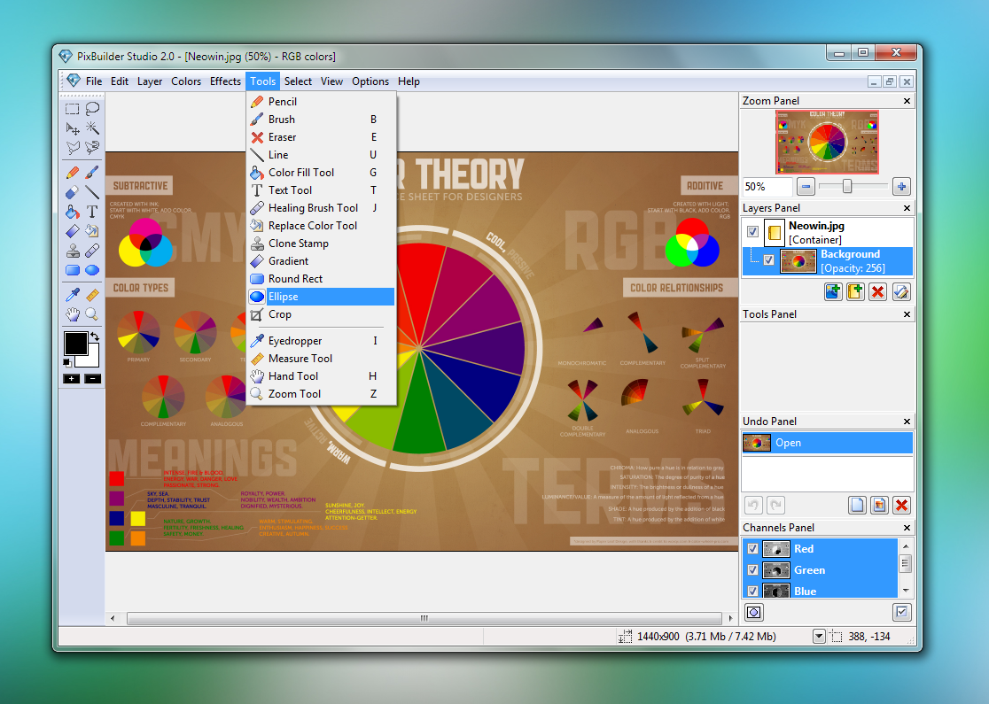 Скриншот (снимок экрана) PixBuilder Studio