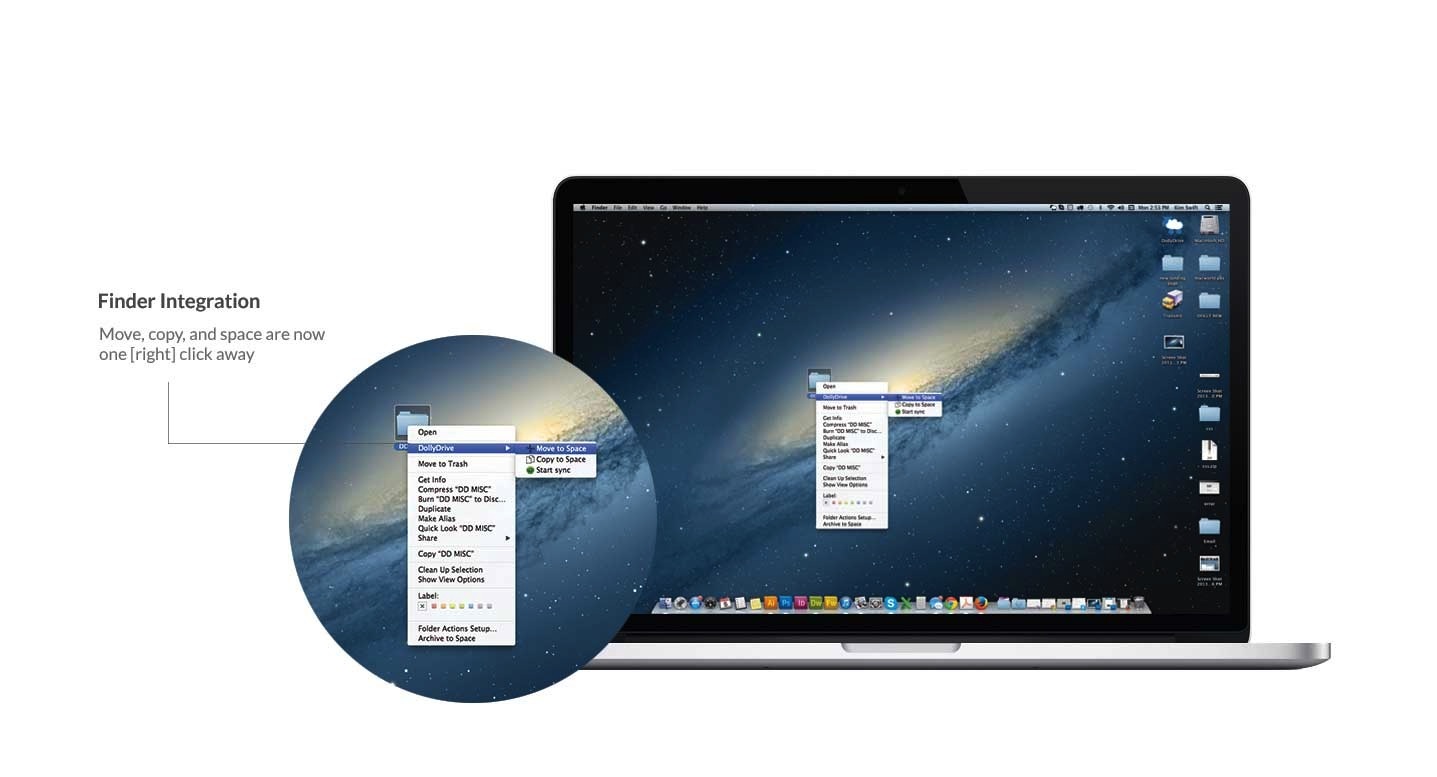 Скриншот (снимок экрана) DollyDrive