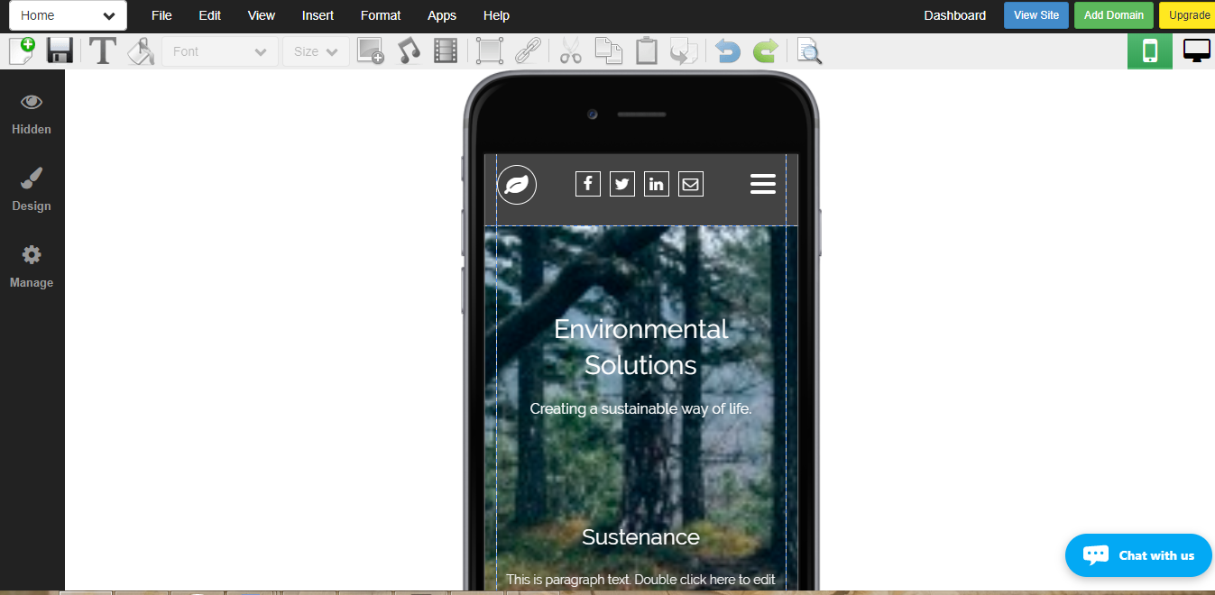 Скриншот (снимок экрана) WebStarts