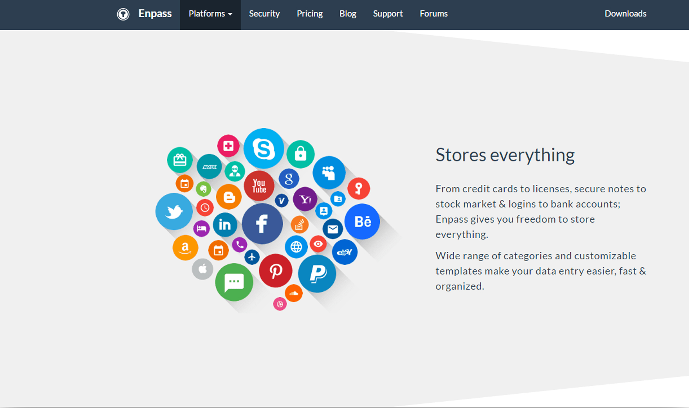 Скриншот (снимок экрана) Enpass