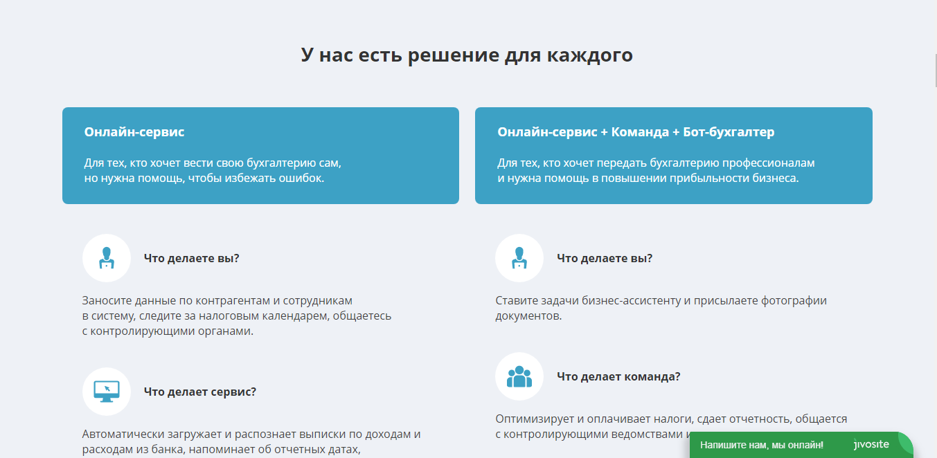 Скриншот (снимок экрана) Мое дело бухгалтерия