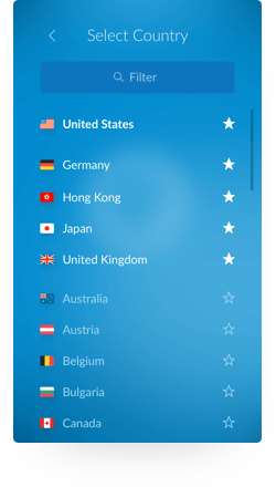 Скриншот (снимок экрана) ZenMate VPN