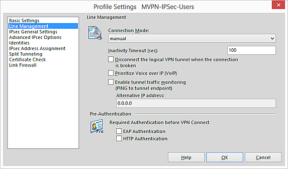 Скриншот (снимок экрана) VPNTunnel