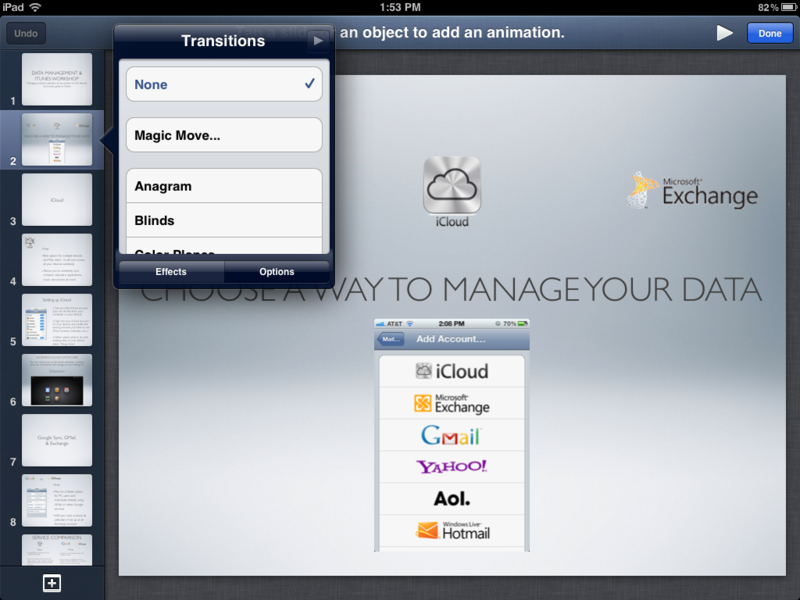 Скриншот (снимок экрана) KeyNote