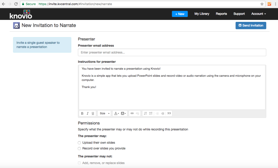 Скриншот (снимок экрана) Knovio