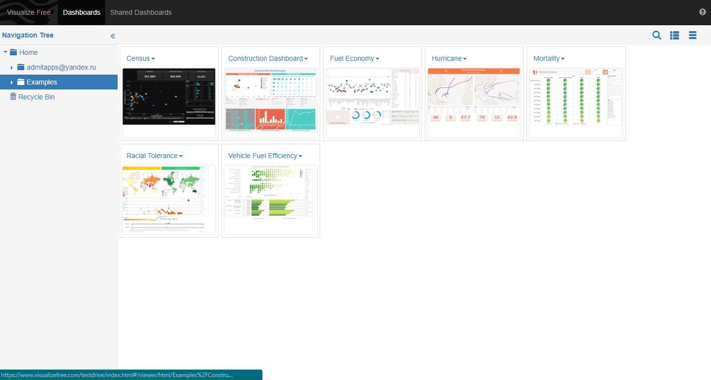 Скриншот (снимок экрана) Visualize Free