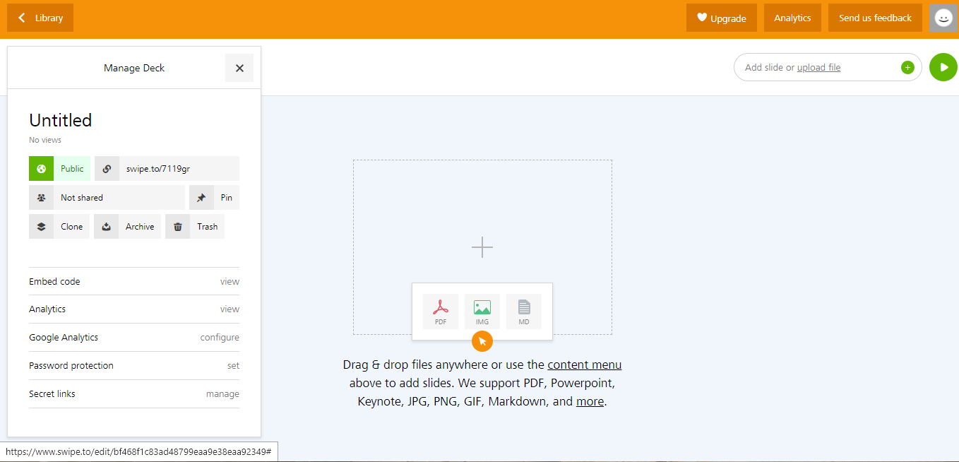 Скриншот (снимок экрана) Swipe