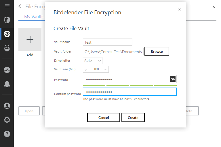 Скриншот (снимок экрана) Bitdefender Internet Security