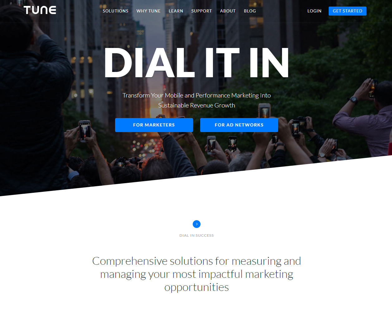 Скриншот (снимок экрана) TUNE