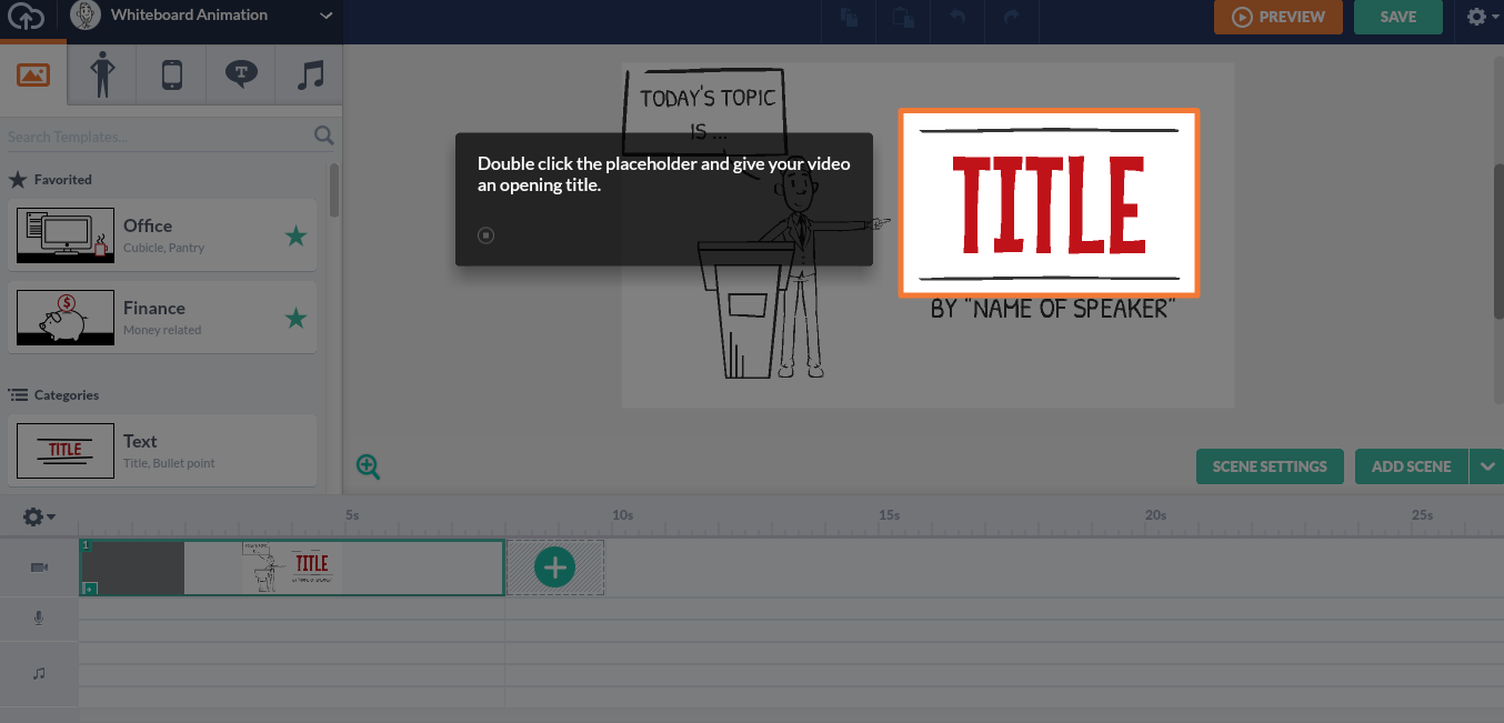 Скриншот (снимок экрана) Vyond (ex GoAnimate)