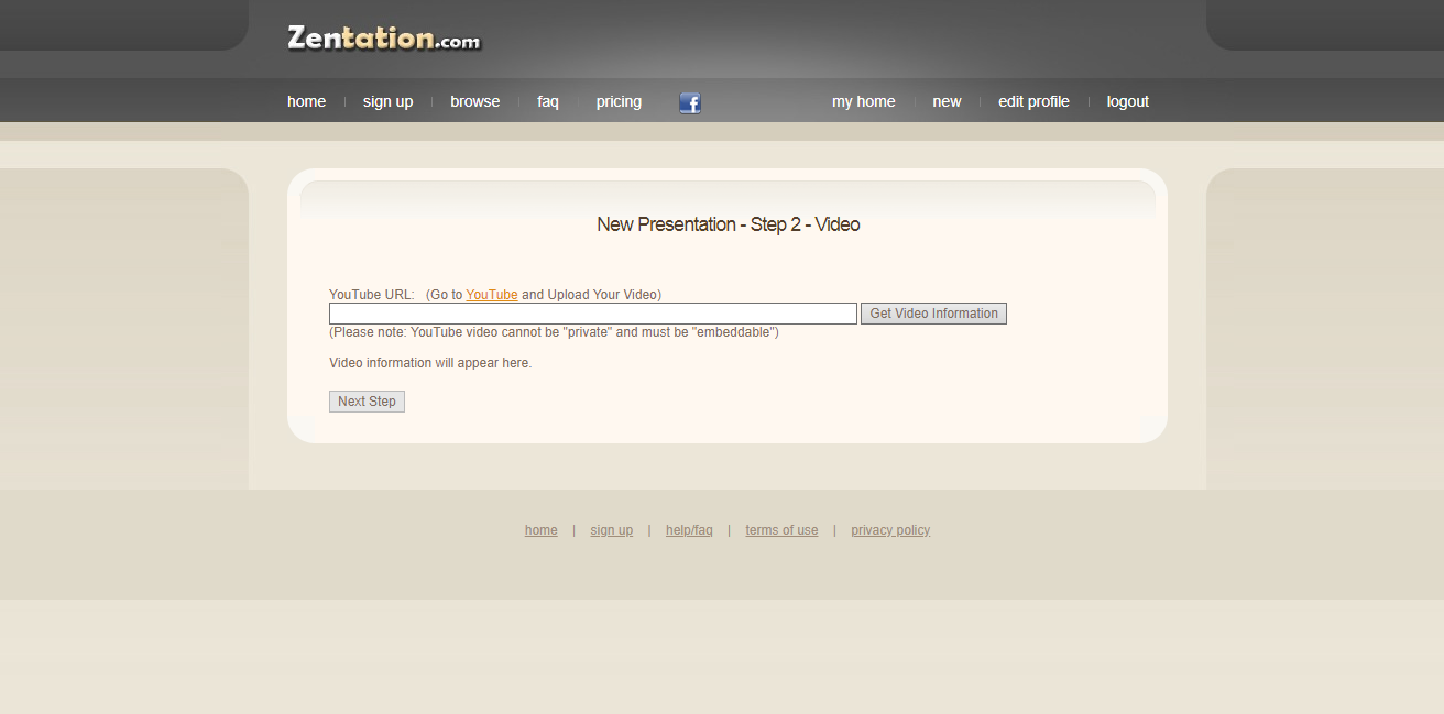Скриншот (снимок экрана) Zentation