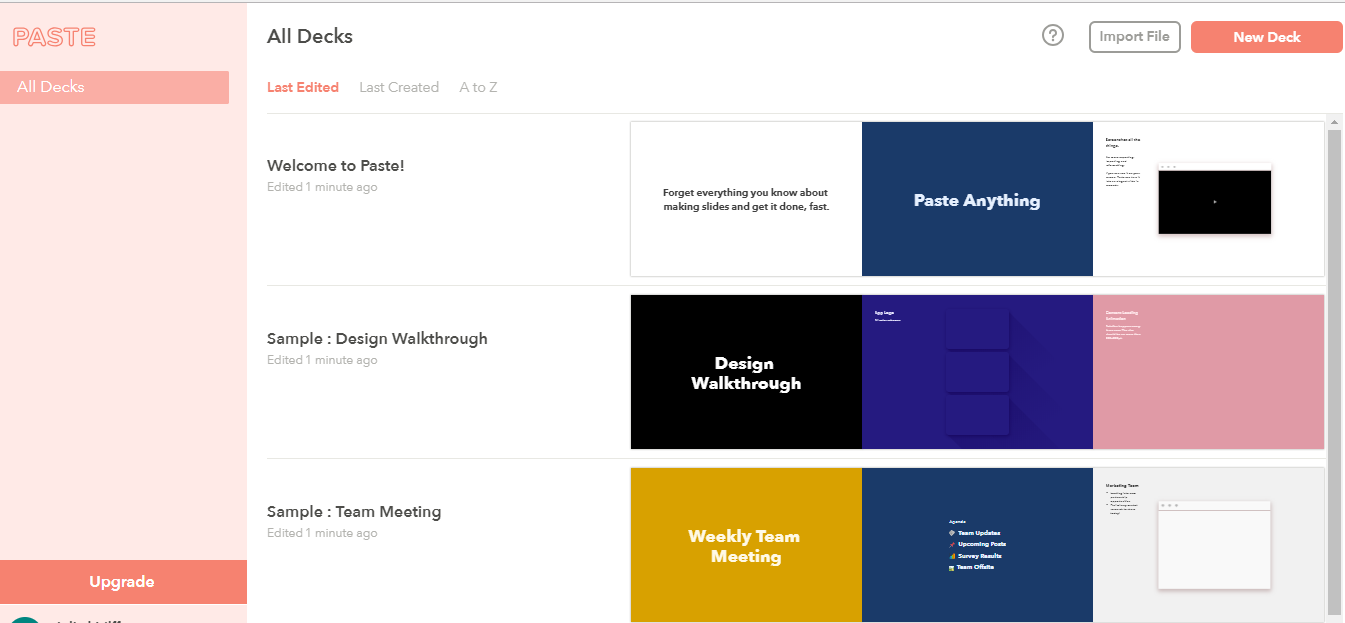 Скриншот (снимок экрана) Paste