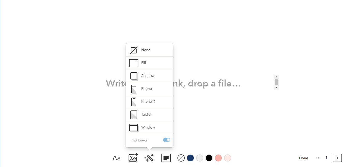 Скриншот (снимок экрана) Paste