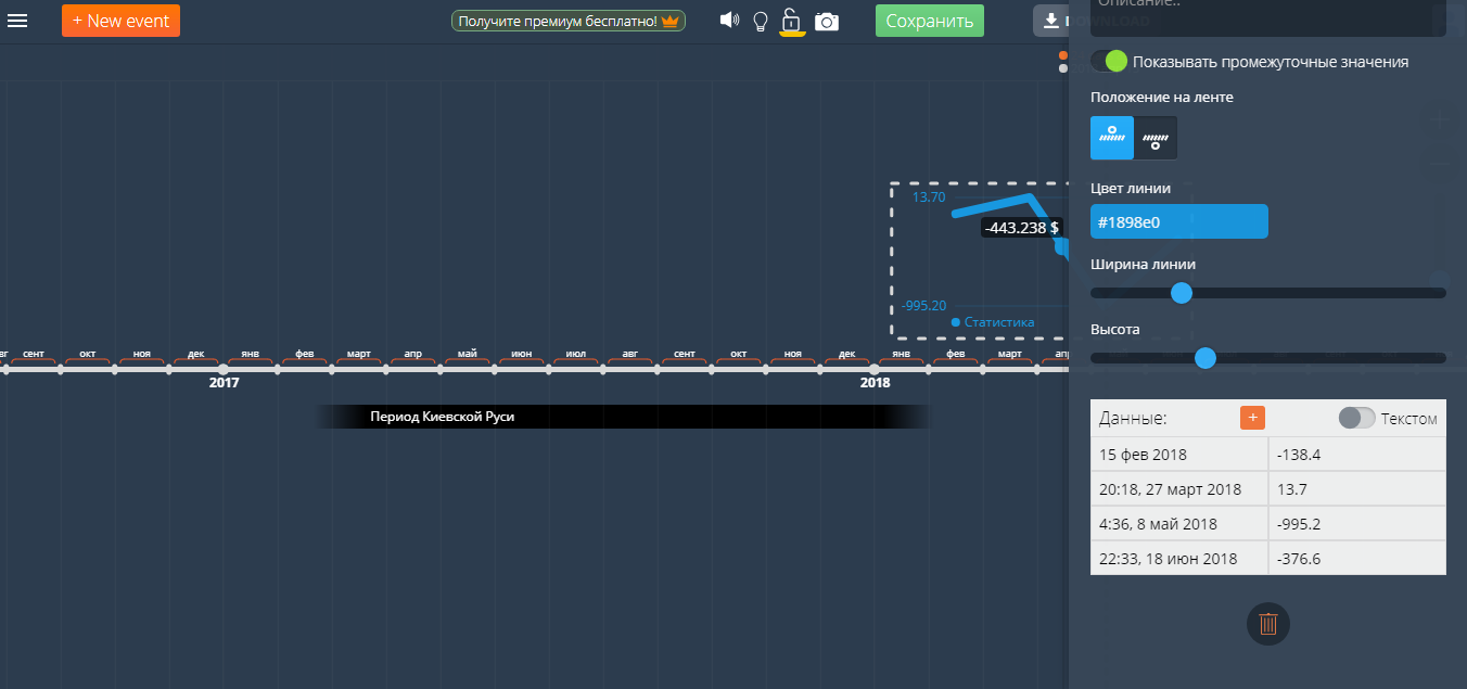 Скриншот (снимок экрана) Time Graphics