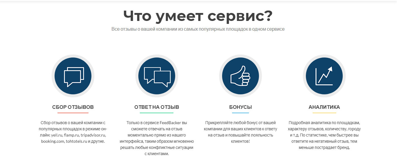 Скриншот (снимок экрана) FeedBacker