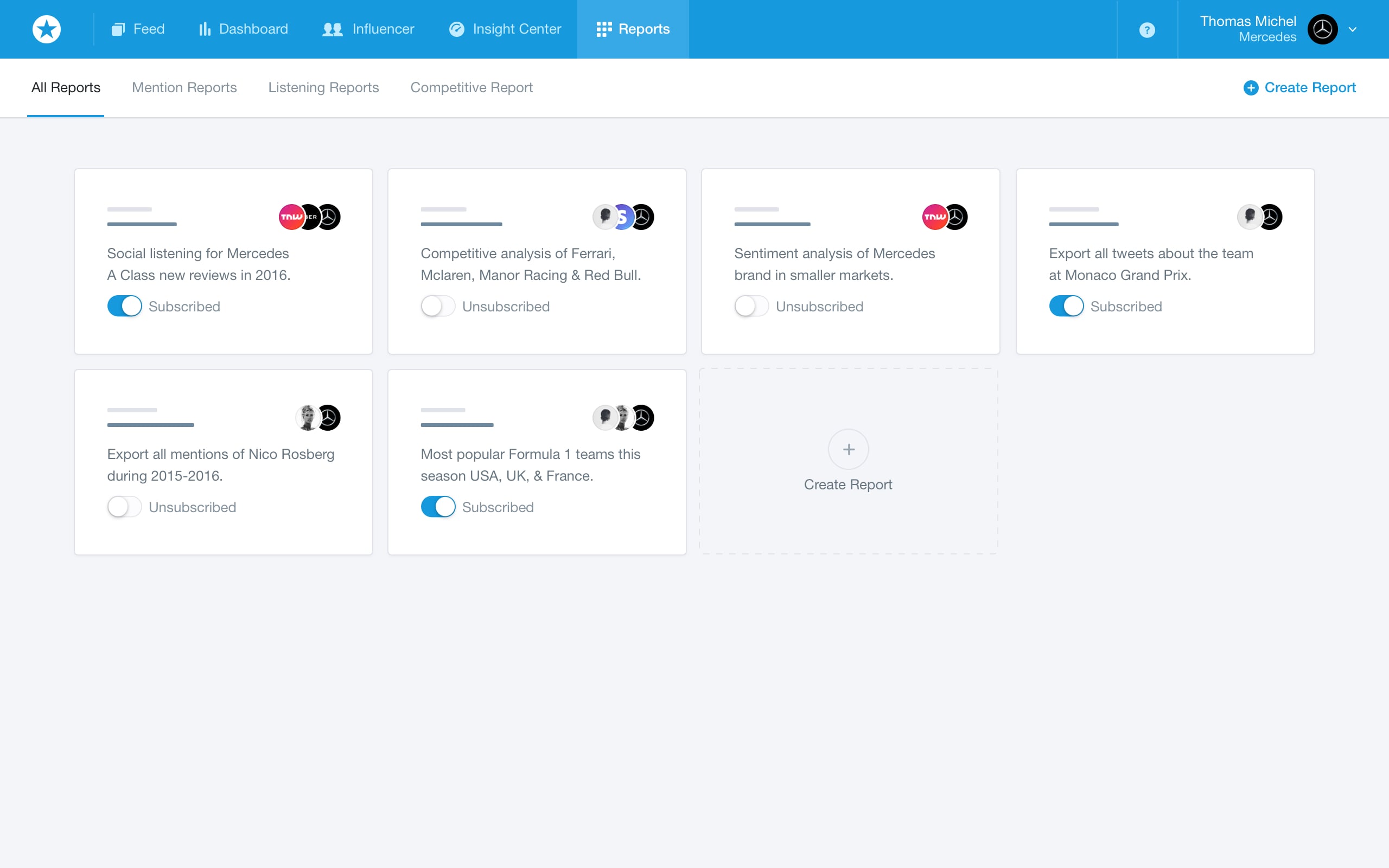 Скриншот (снимок экрана) Mention