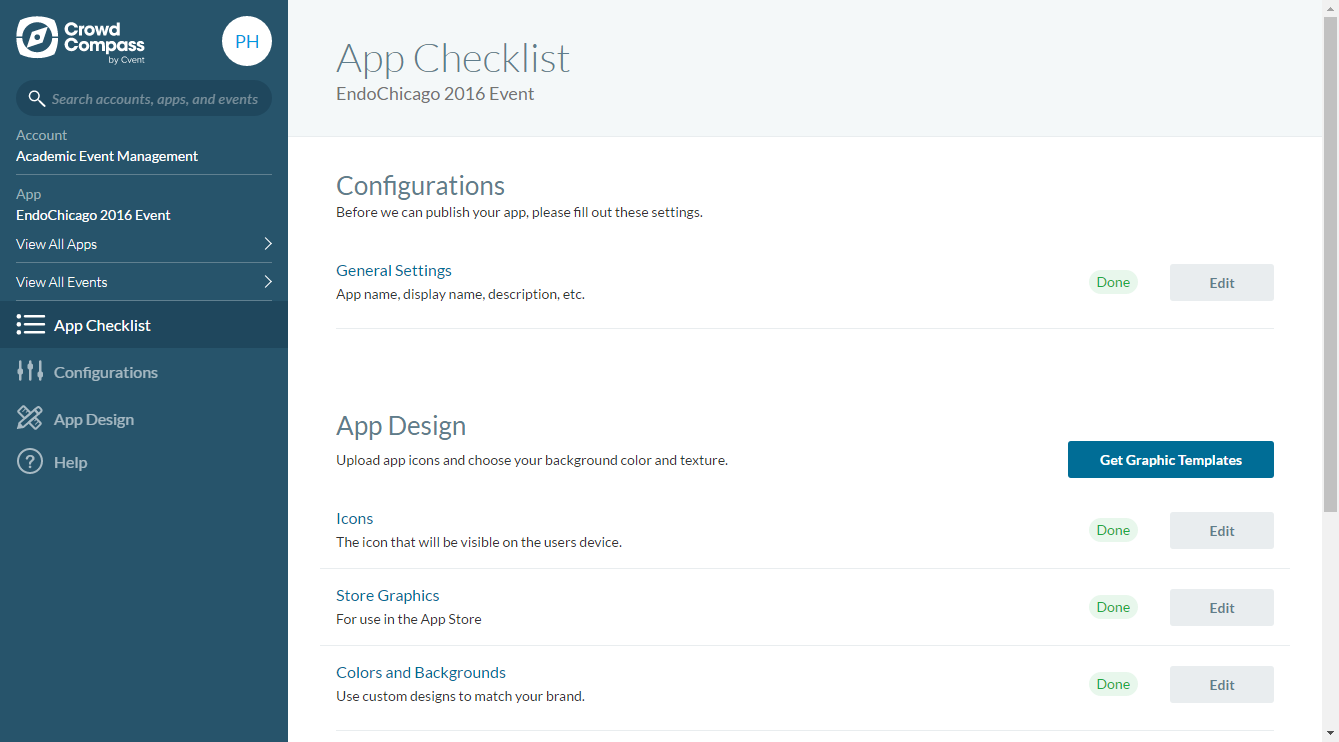 Скриншот (снимок экрана) CrowdCompass
