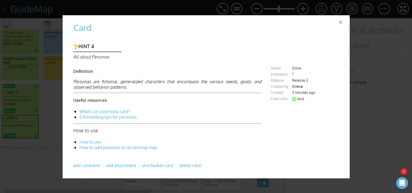 Скриншот (снимок экрана) StoriesOnBoard