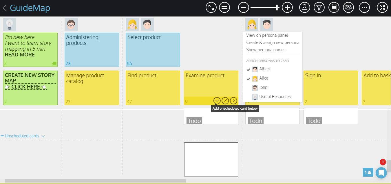 Скриншот (снимок экрана) StoriesOnBoard