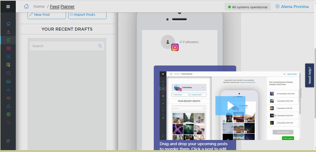 Скриншот (снимок экрана) Schedugram